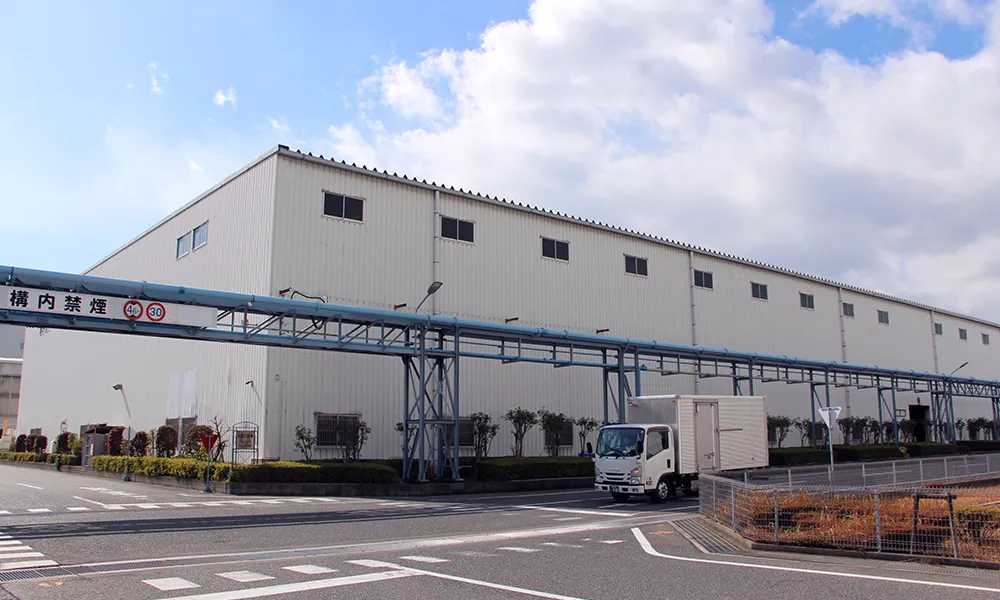 鉄筋加工工場の外観